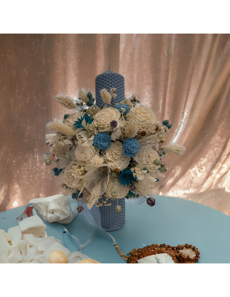Lumanare Botez Bleu