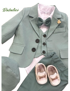 Costum Razvan verde olive 2