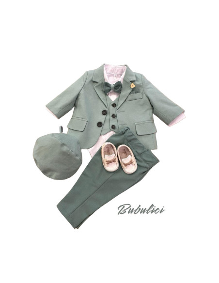 Costum Razvan verde olive