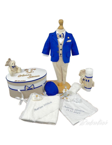 Costum Razvan Albastru Regal