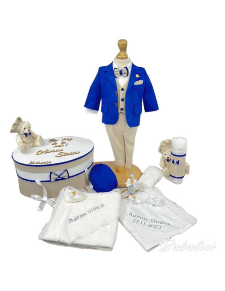 Costum Razvan Albastru Regal