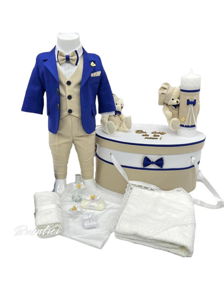Costum Razvan Albastru Regal