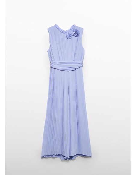 SALOPETA LUNGA CREP PLIURI FETITA