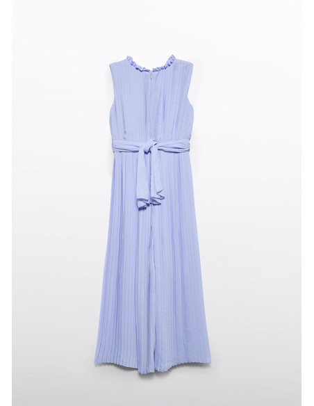 SALOPETA LUNGA CREP PLIURI FETITA