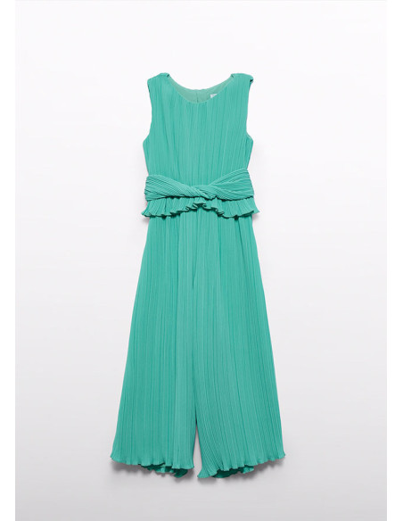 Salopeta lunga cu pliuri fetita