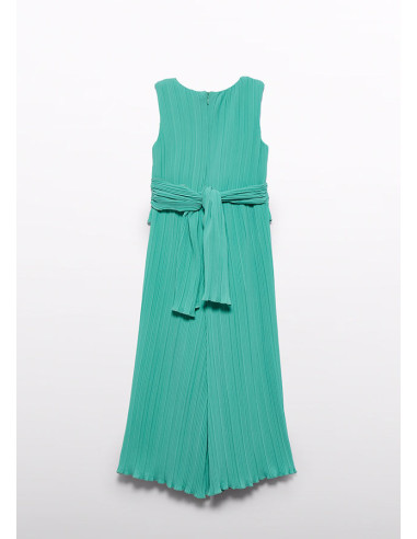 Salopeta lunga cu pliuri fetita