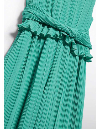 Salopeta lunga cu pliuri fetita