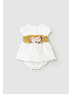 Rochie cu chilotei si cordon nou-nascut