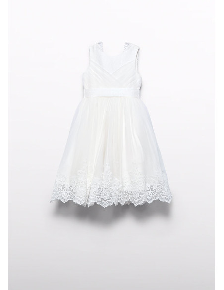 Rochie tul brodat fetita