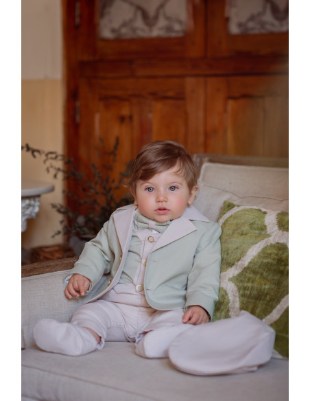 Costum botez baiat Pawl Green