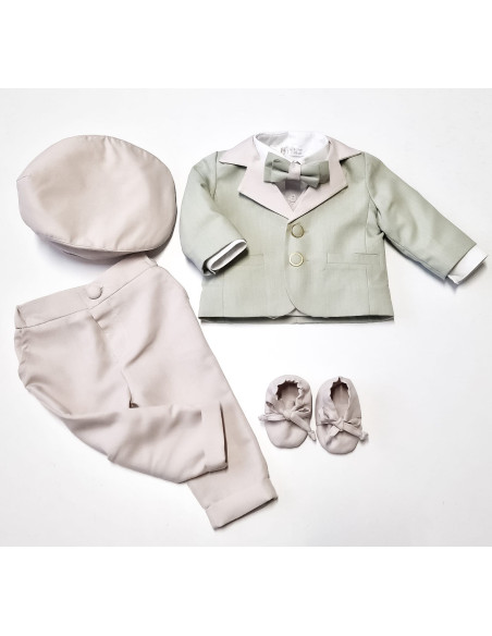 Costum botez baiat Pawl Green