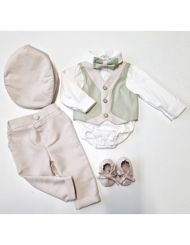 Costum botez baiat Pawl Green