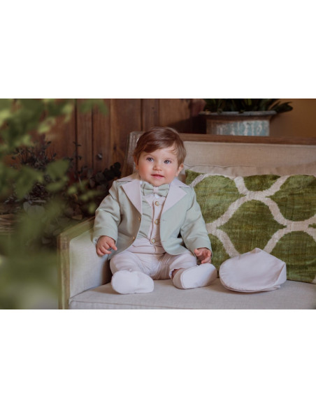 Costum botez baiat Pawl Green