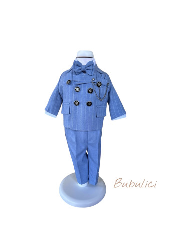 Costum botez cu sacou si vesta