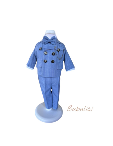 Costum botez cu sacou si vesta