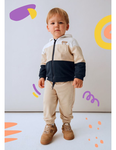 Trening 3 piese tricolor bebe
