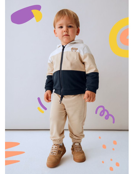Trening 3 piese tricolor bebe