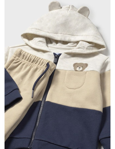 Trening 3 piese tricolor bebe