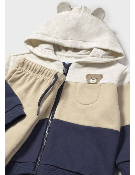 Trening 3 piese tricolor bebe