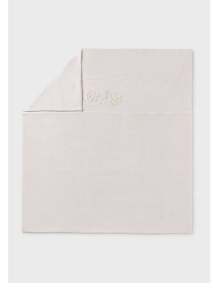 Paturica bebe off-white