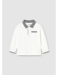 Polo contrast bebe
