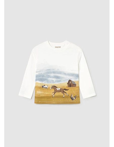 Tricou bebe imprimeu ferma
