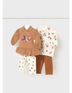 Set colanti 4 piese nou-nascut