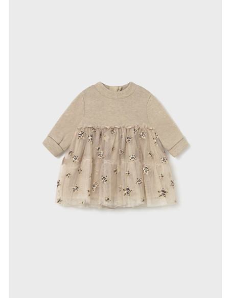 Rochie tul stelute nou-nascut