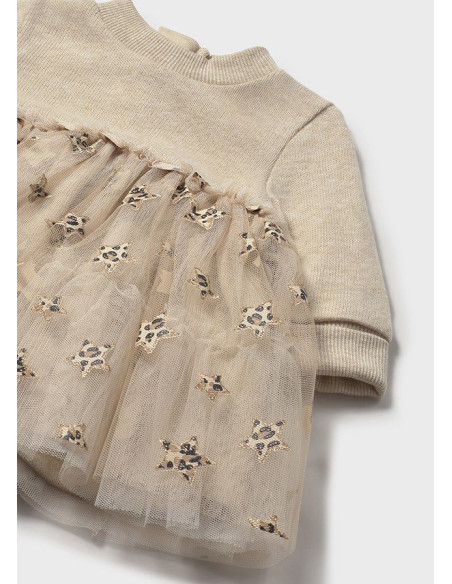 Rochie tul stelute nou-nascut