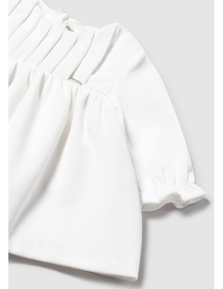 Rochie catifea nou-nascut