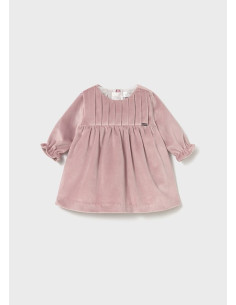 Rochie catifea nou-nascut Petal