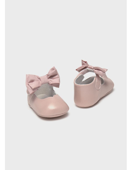 Pantofi cu fundita nou-nascut -Petal