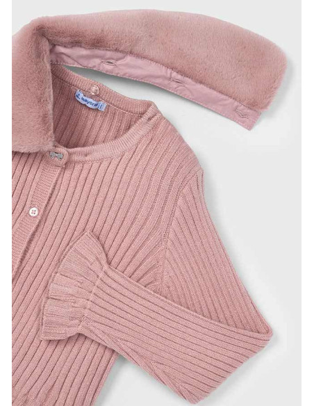 Cardigan cu guler blanita fetita