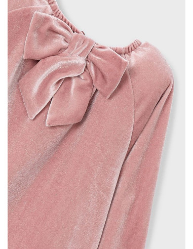 Rochie catifea sclipici fetita