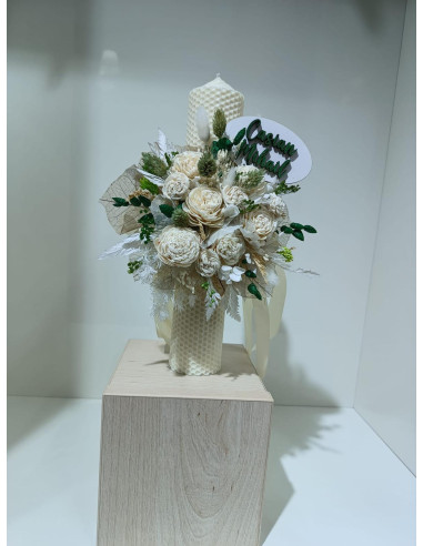 Lumanare botez personalizata