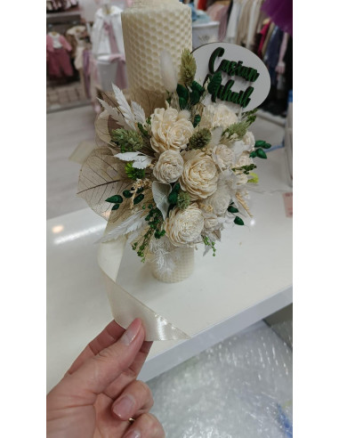 Lumanare botez personalizata