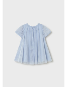 Rochie din tul cu geanta bebe 2