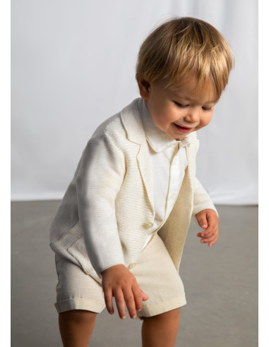Jacheta tricot bebe