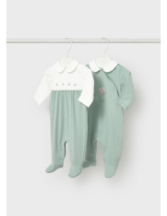 Set pijama nou-nascut Aqua