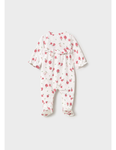 Set salopete nou-nascut rose.