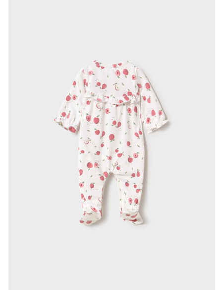 Set salopete nou-nascut rose.