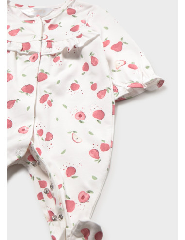 Set salopete nou-nascut rose.