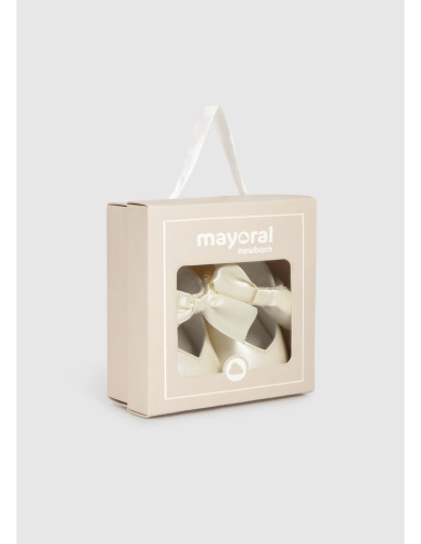 Pantofi nou-nascut off-white