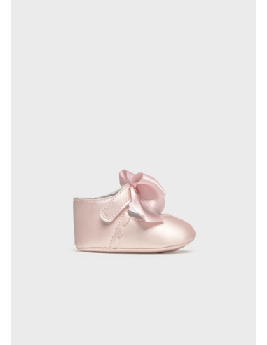 Pantofi nou-nascut funda roz