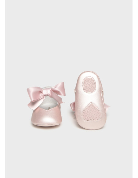 Pantofi nou-nascut funda roz