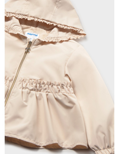 Geaca antivant cu gluga bebe fata