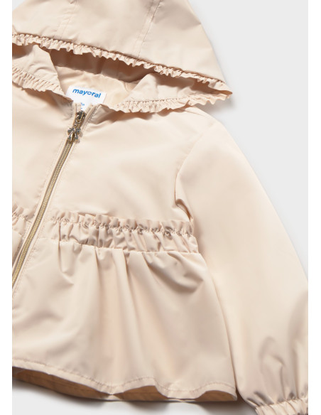 Geaca antivant cu gluga bebe fata