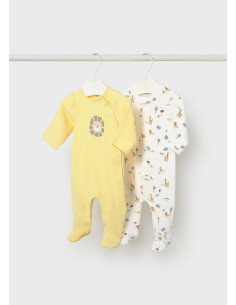 Set pijama nou-nascut sunny