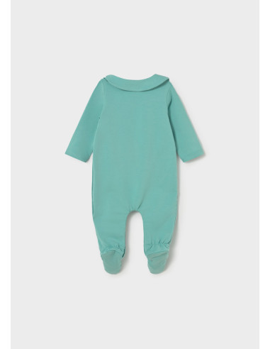 Pijama cu bavetica nou-nascut