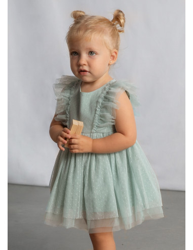 Rochie din tul cu bentita bebe Lago